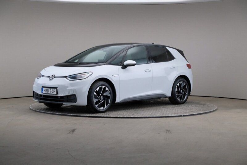 Vit Begagnad 2021 VW ID.3 Comfortline Halvkombi | 249 000 kr (Bra pris) - Bild 1/4