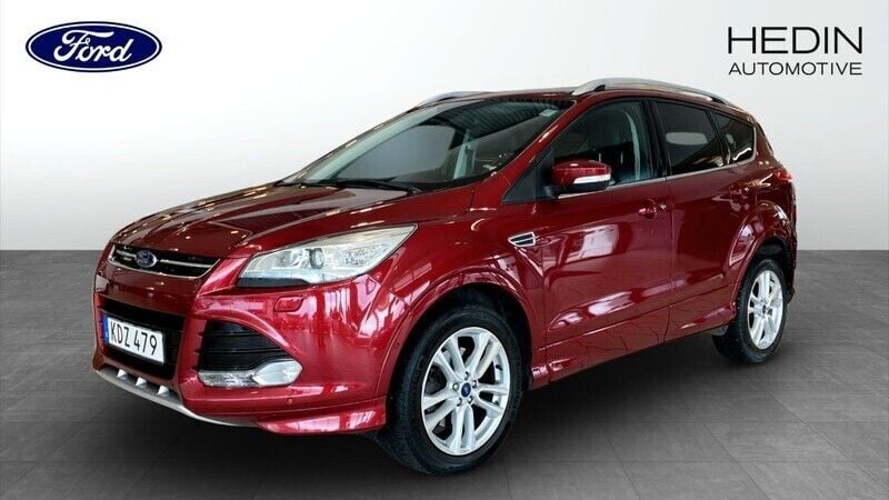 Röd (red) Begagnad 2015 Ford Kuga SUV | 159 000 kr (Marknadspris) - Bild 1/4