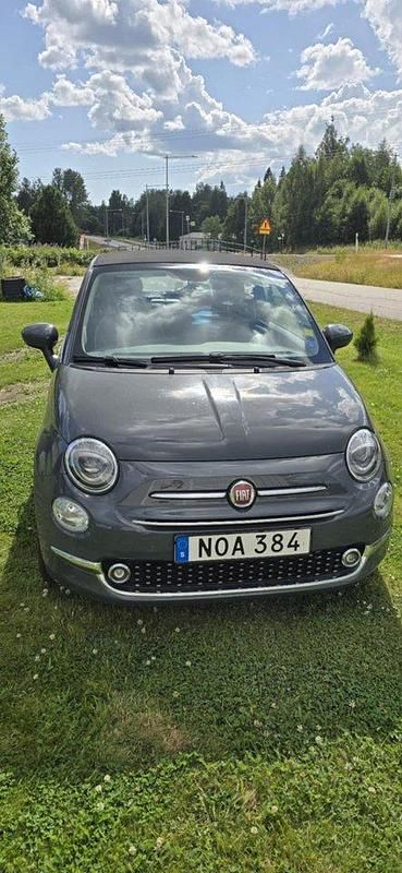 Grå Begagnad 2018 Fiat 500C Lounge Cab | 98 000 kr (Bra pris) - Bild 1/4