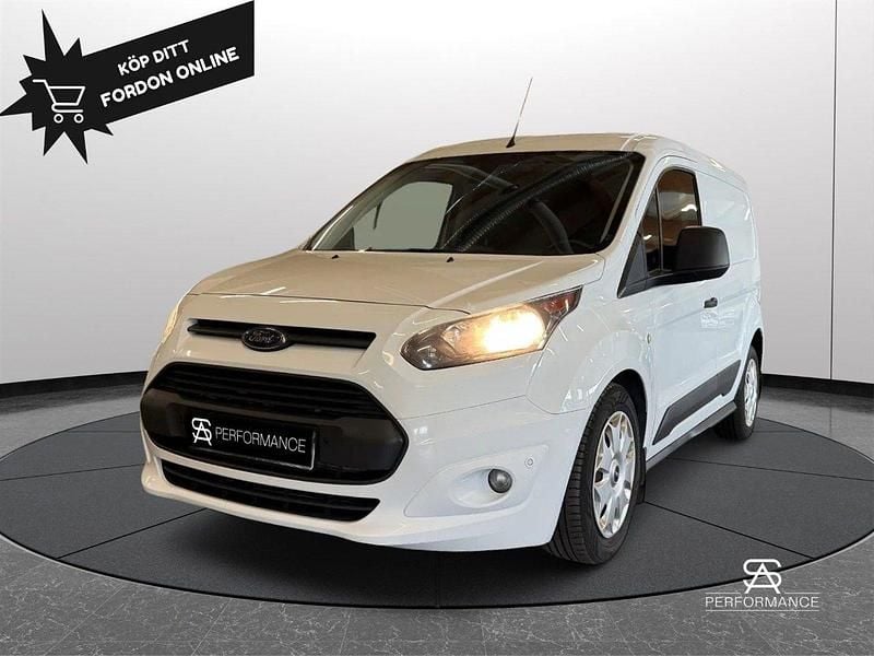 Vit (vit metallic) Begagnad 2018 Ford Transit Van | 69 900 kr (Superpris) - Bild 1/4