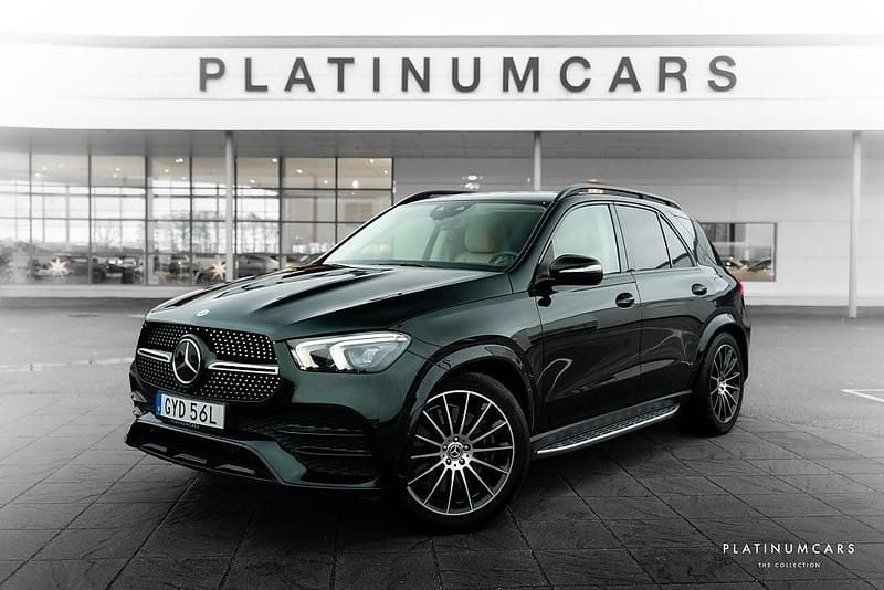 Grön Begagnad 2022 Mercedes GLE350 AMG SUV | 749 000 kr (Marknadspris) - Bild 1/4