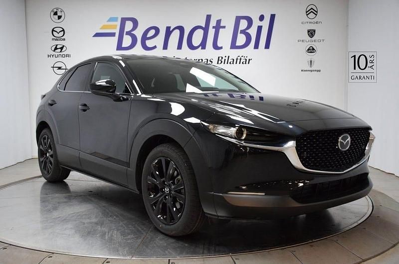Svart Ny 2025 Mazda CX-30 Homura-Line SUV | 349 500 kr - Bild 1/3