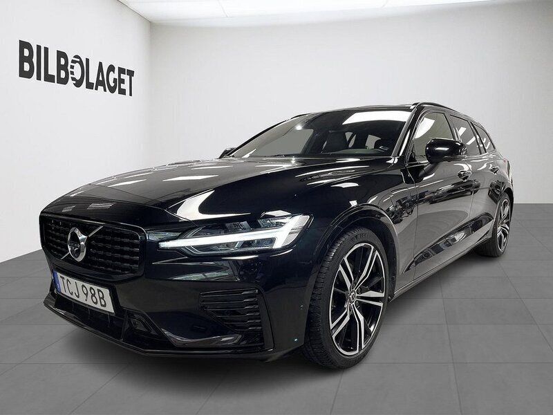 Svart Begagnad 2022 Volvo V60 R-Design Kombi | 449 800 kr (Bra pris) - Bild 1/4