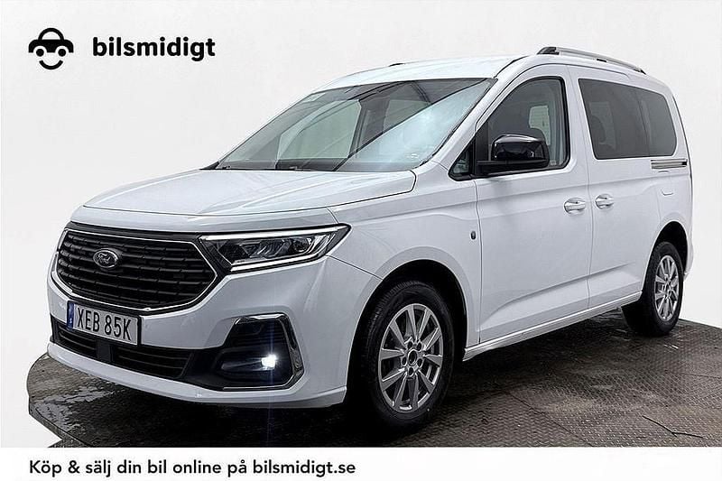 Vit Begagnad 2023 Ford Tourneo Connect Titanium Minibuss | 293 900 kr (Superpris) - Bild 1/3
