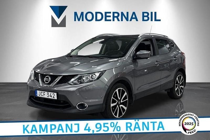 Grå Begagnad 2015 Nissan Qashqai SE SUV | 139 400 kr (Marknadspris) - Bild 1/4