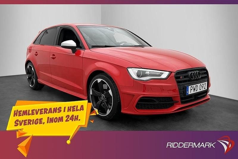 Röd Begagnad 2015 Audi S3 | 249 900 kr - Bild 1/3