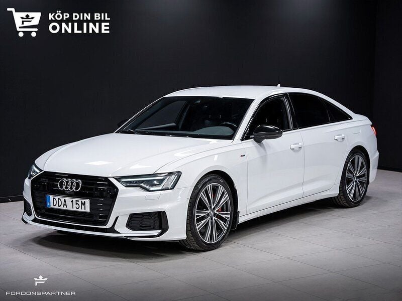 Vit Begagnad 2020 Audi A6 S-Line Sedan | 439 900 kr (Lite dyr) - Bild 1/4