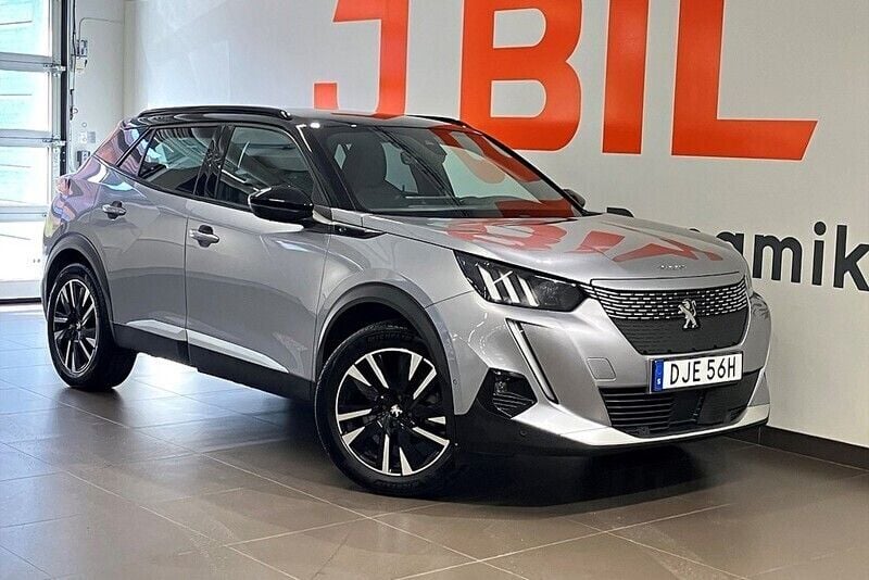 Blå vertigo Begagnad 2021 Peugeot e-2008 GT SUV | 204 900 kr (Marknadspris) - Bild 1/4
