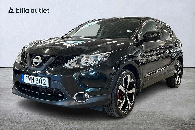 Svart Begagnad 2015 Nissan Qashqai SUV | 109 900 kr (Marknadspris) - Bild 1/3