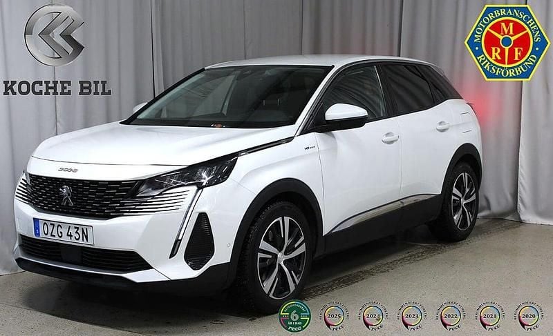 Vit Begagnad 2021 Peugeot 3008 Allure SUV | 239 900 kr (Marknadspris) - Bild 1/4