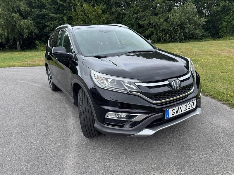 Svart Begagnad 2015 Honda CR-V Executive SUV | 185 000 kr (Marknadspris) - Bild 1/4