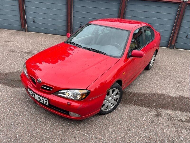 Röd Begagnad 2000 Nissan Primera Sedan | 15 000 kr - Bild 1/4