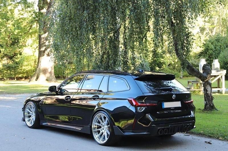 Begagnad BMW M3 Competition Edition 510 HK (375 kW) 2024 Safirsvart metallic | merino svart läder Kombi