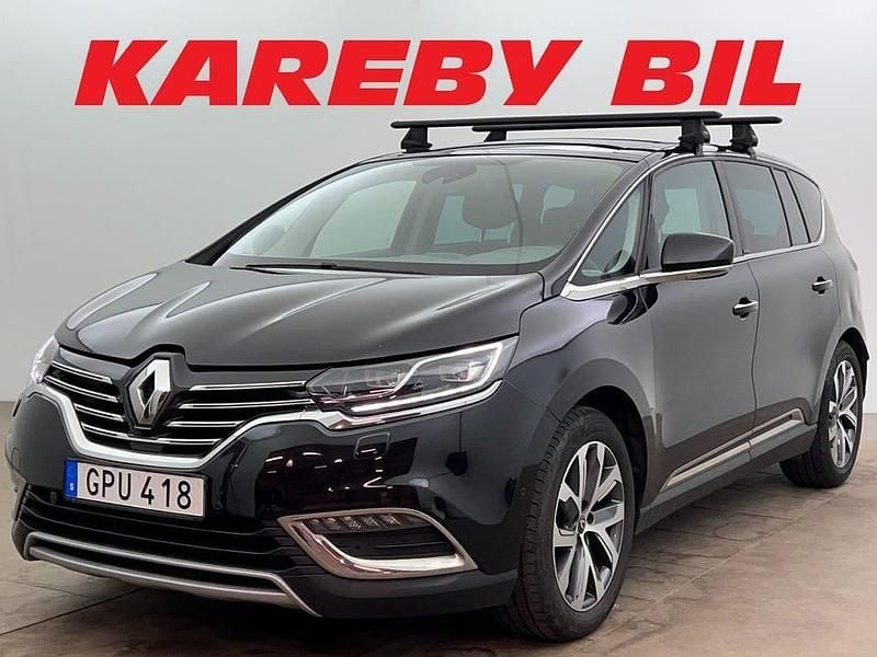 Svart Begagnad 2015 Renault Espace SE Minibuss | 158 900 kr (Bra pris) - Bild 1/3