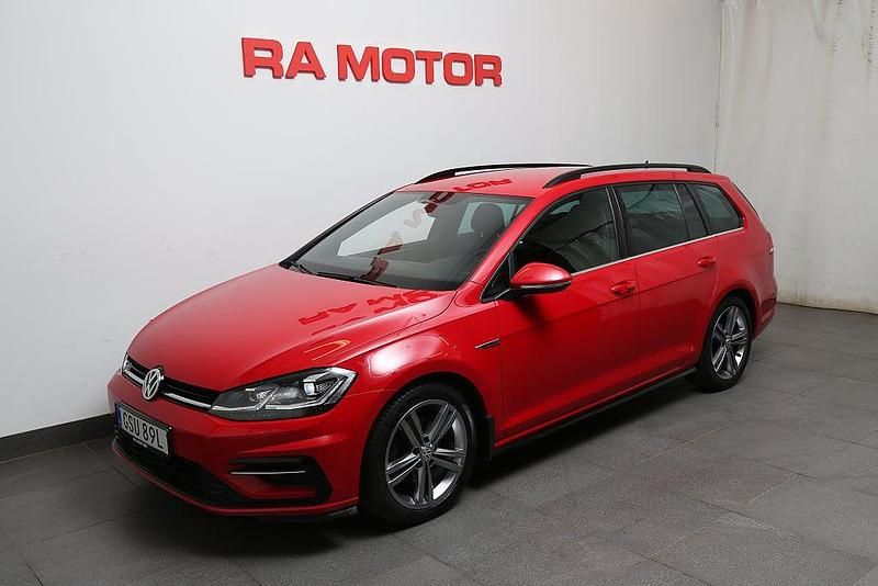 Röd Begagnad 2019 VW Golf VII R-line Kombi | 169 900 kr (Marknadspris) - Bild 1/2