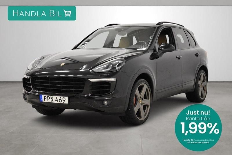 Svart Begagnad 2018 Porsche Cayenne Platinum Edition SUV | 379 900 kr (Marknadspris) - Bild 1/3