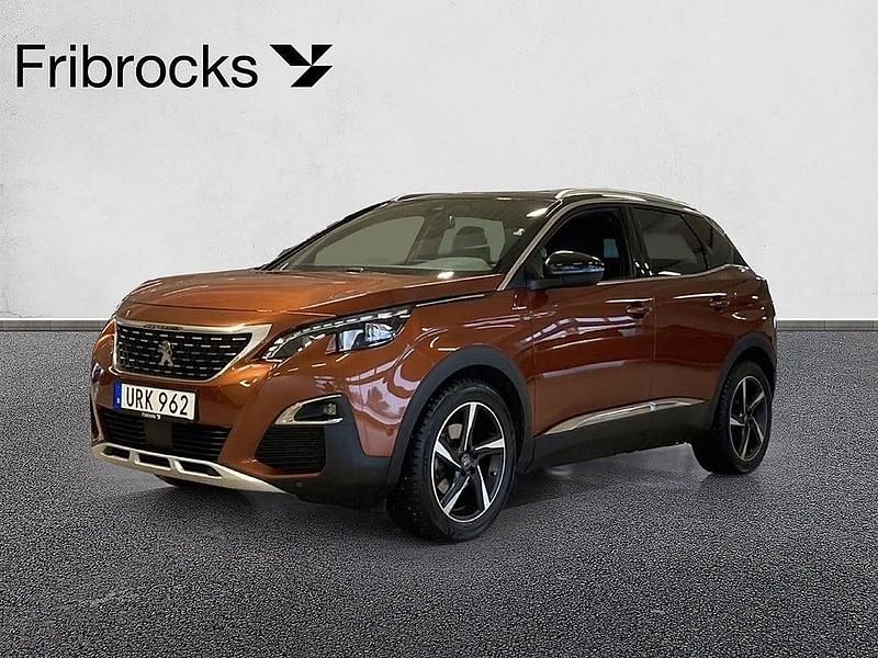 Brun Begagnad 2017 Peugeot 3008 GT-line SUV | 179 900 kr (Lite dyr) - Bild 1/4