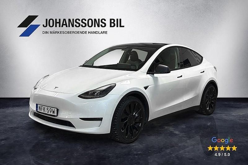 Begagnad Tesla Model Y Performance 392 kW (534 HK) 2022 Vit SUV