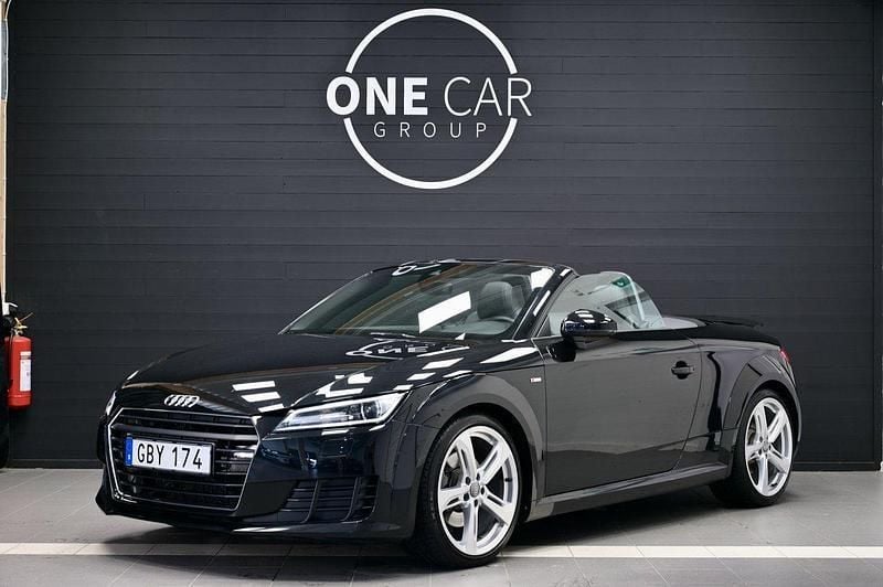 Svart Begagnad 2015 Audi TT Roadster S-Line Cab | 299 800 kr - Bild 1/4