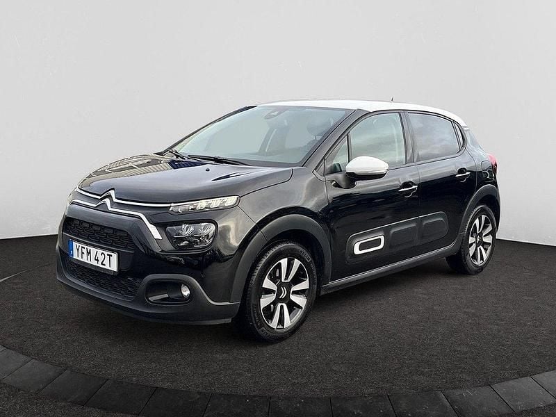 Svart Begagnad 2023 Citroën C3 Halvkombi | 174 900 kr (Marknadspris) - Bild 1/3