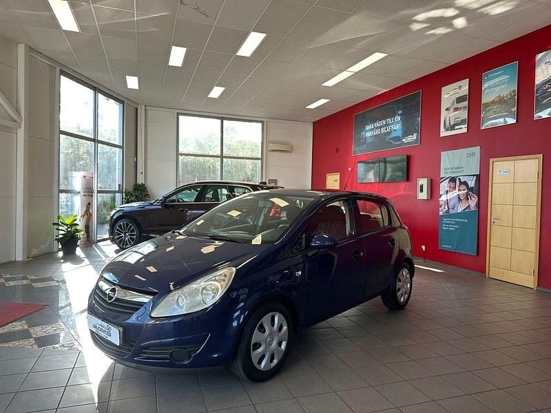 Blå Begagnad 2009 Opel Corsa Halvkombi | 34 500 kr (Marknadspris) - Bild 1/4