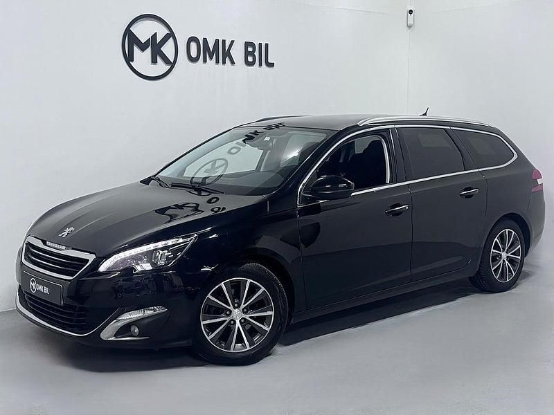 Svart Begagnad 2014 Peugeot 308 SW Allure Kombi | 84 900 kr (Marknadspris) - Bild 1/4