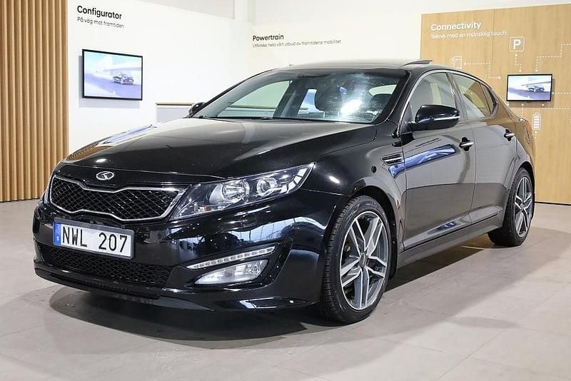 Svart Begagnad 2013 Kia Optima Hybrid Sedan | 139 900 kr - Bild 1/3