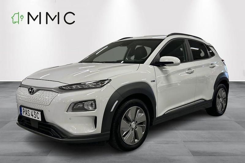 Vit Begagnad 2019 Hyundai Kona Premium SUV | 209 000 kr (Marknadspris) - Bild 1/4