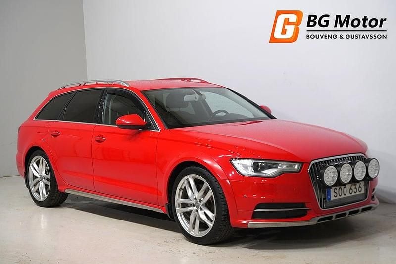 Röd Begagnad 2014 Audi A6 Allroad Sport Kombi | 128 700 kr (Dyr) - Bild 1/4