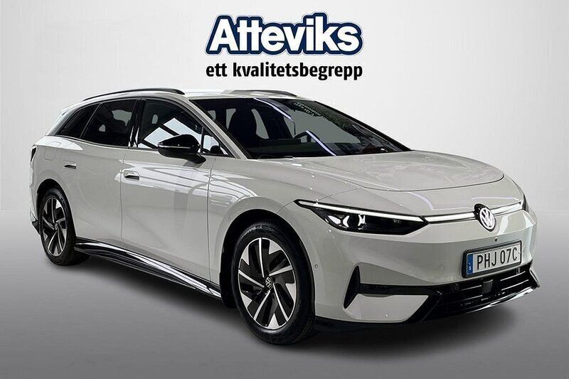Vit Ny 2025 VW ID.7 Pro Sedan | 673 900 kr (Marknadspris) - Bild 1/4