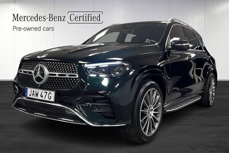 Grön Begagnad 2024 Mercedes GLE350e Premium SUV | 949 000 kr (Marknadspris) - Bild 1/4