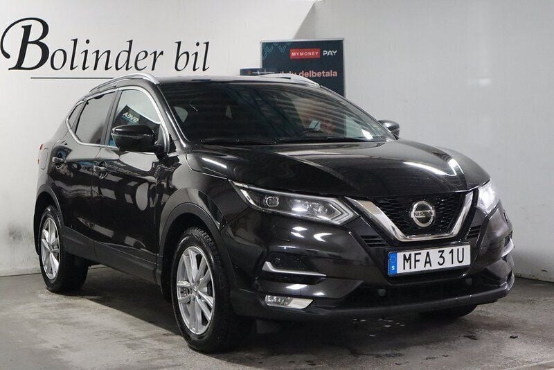 Svart Begagnad 2019 Nissan Qashqai SUV | 158 900 kr (Marknadspris) - Bild 1/4