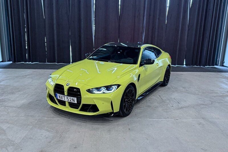 Gul Begagnad 2021 BMW M4 Competition Edition Sportkupé | 819 900 kr - Bild 1/4