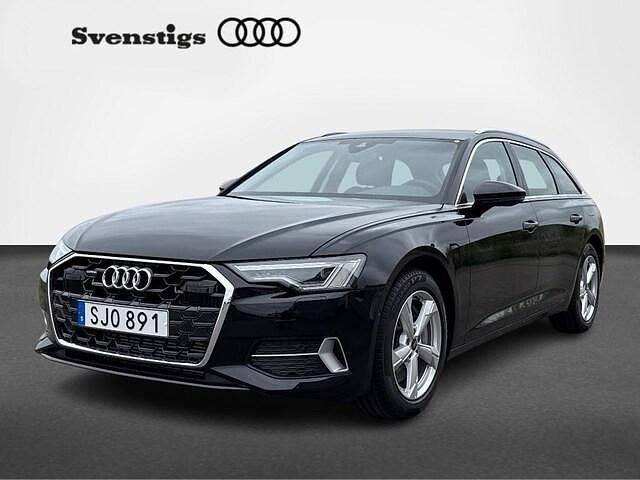 Svart (brilliantsvart) Begagnad 2024 Audi A6 Business Kombi | 529 900 kr (Dyr) - Bild 1/4