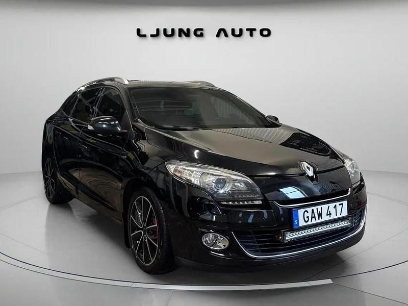 Svart Begagnad 2013 Renault Mégane GrandTour Bose Edition Kombi | 44 900 kr (Marknadspris) - Bild 1/4