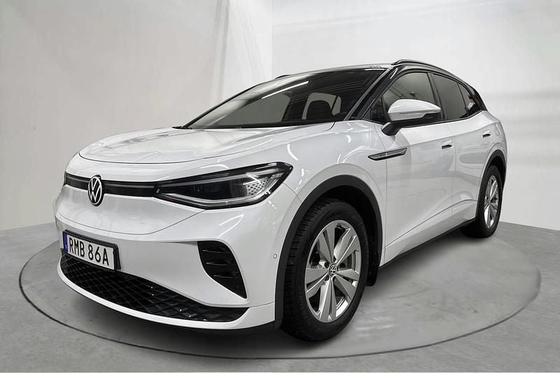 Vit Begagnad 2022 VW ID.4 GTX SUV | 289 000 kr (Bra pris) - Bild 1/4