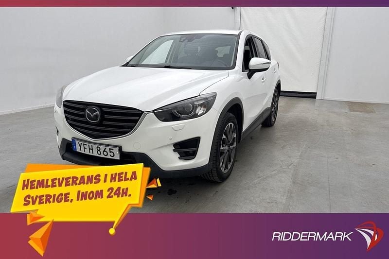 Vit Begagnad 2016 Mazda CX-5 Optimum SUV | 219 800 kr (Lite dyr) - Bild 1/3