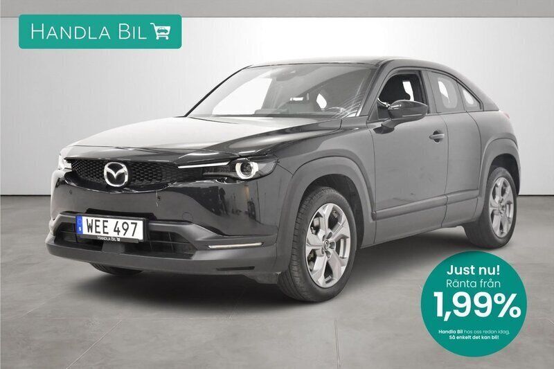 Svart Begagnad 2022 Mazda MX30 SUV | 169 900 kr (Marknadspris) - Bild 1/3