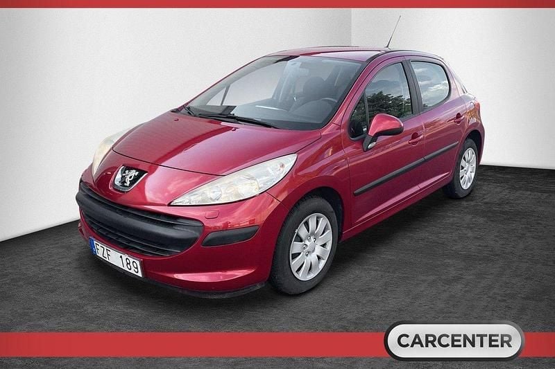 Röd Begagnad 2007 Peugeot 207 Halvkombi | 32 500 kr (Marknadspris) - Bild 1/4