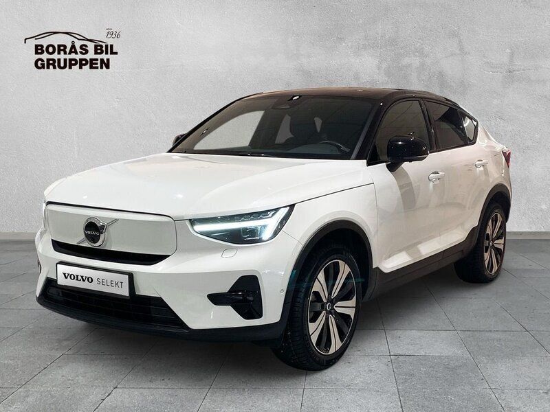 Vit Begagnad 2022 Volvo EC40 SUV | 449 000 kr (Lite dyr) - Bild 1/4