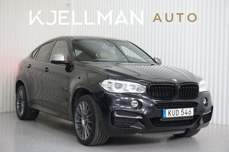 Svart Begagnad 2015 BMW X6 M50 Comfort Edition SUV | 389 900 kr (Bra pris) - Bild 1/4