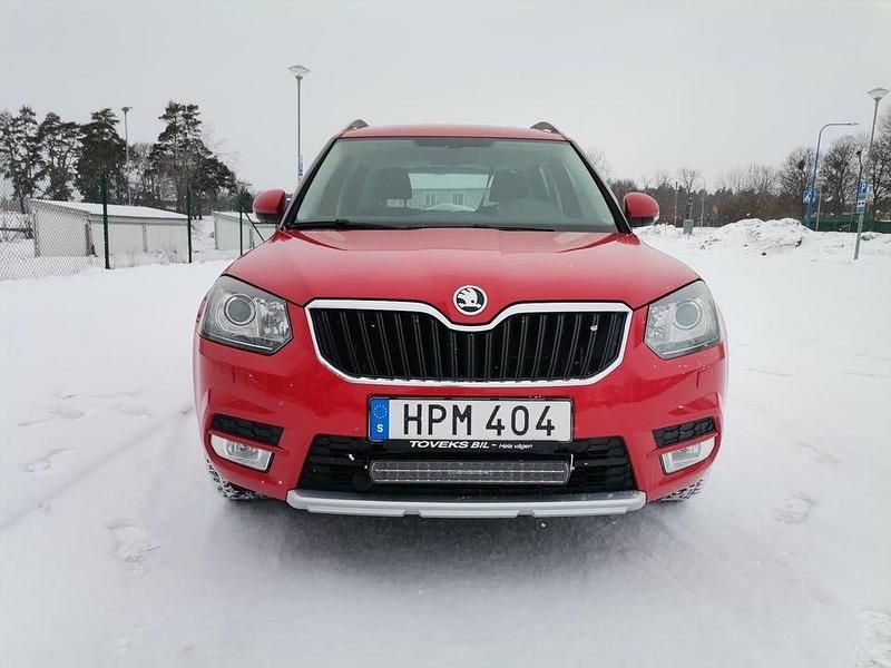 Begagnad Skoda Yeti 122 HK (89 kW) 2014 Röd SUV
