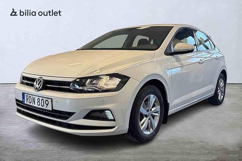Vit Begagnad 2018 VW Polo Halvkombi | 164 900 kr (Marknadspris) - Bild 1/1
