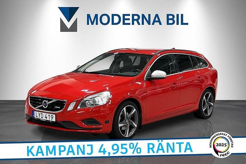 Röd Begagnad 2011 Volvo V60 R-Design Kombi | 134 900 kr (Lite dyr) - Bild 1/4