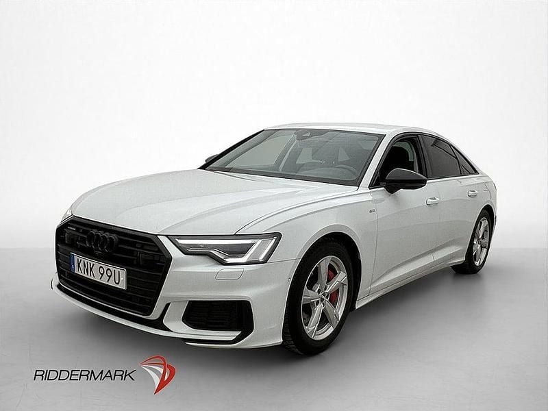 Begagnad Audi A6 S-Line 367 HK (269 kW) 2020 Vit Sedan