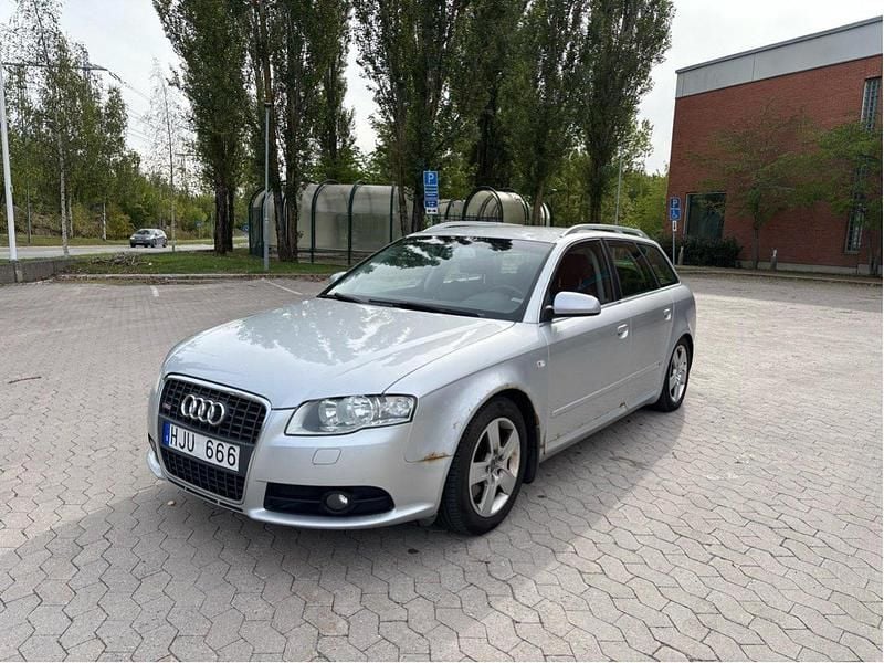 Silver Begagnad 2008 Audi A4 S-Line Kombi | 29 500 kr (Superpris) - Bild 1/4