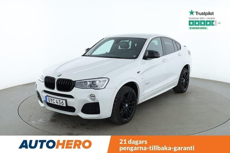 Vit Begagnad 2018 BMW X4 M Sport SUV | 302 000 kr - Bild 1/4