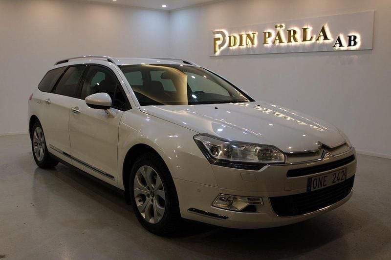 Vit Begagnad 2012 Citroën C5 Kombi | 54 900 kr (Bra pris) - Bild 1/4