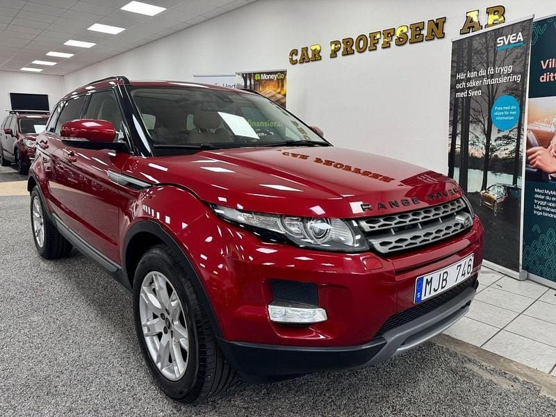 Röd Begagnad 2013 Land Rover Range Rover evoque Pure SUV | 159 900 kr (Marknadspris) - Bild 1/4