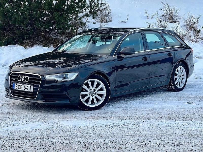 Grå Begagnad 2014 Audi A6 Proline Kombi | 129 000 kr (Marknadspris) - Bild 1/4